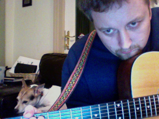 kevin-buddy-0109 Buddy and me study a chord