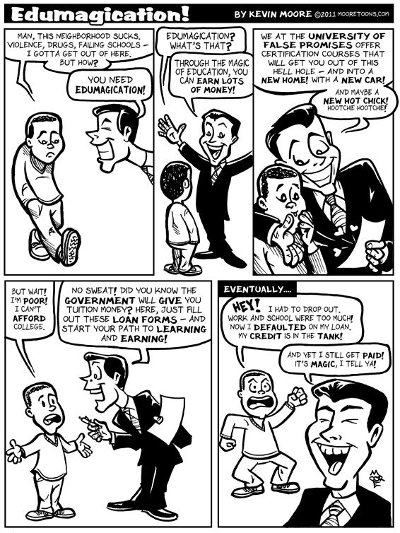 cartoon for The Gatherin August 2011