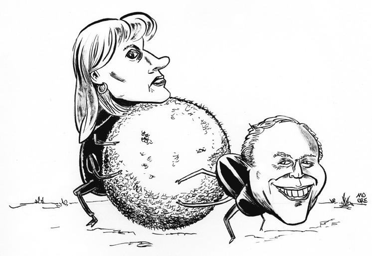 Caricature Friday: Liz Cheney & Bill Kristol
